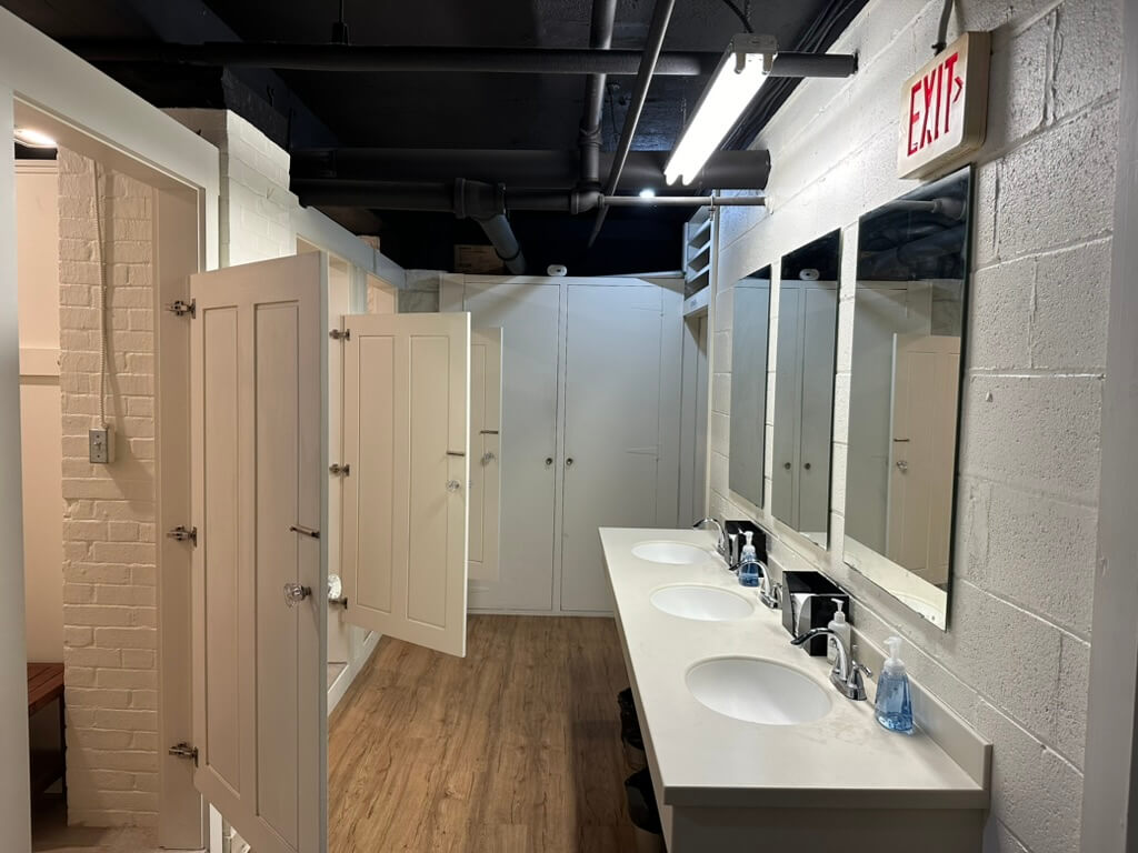 Inside the Community Showers at CSK