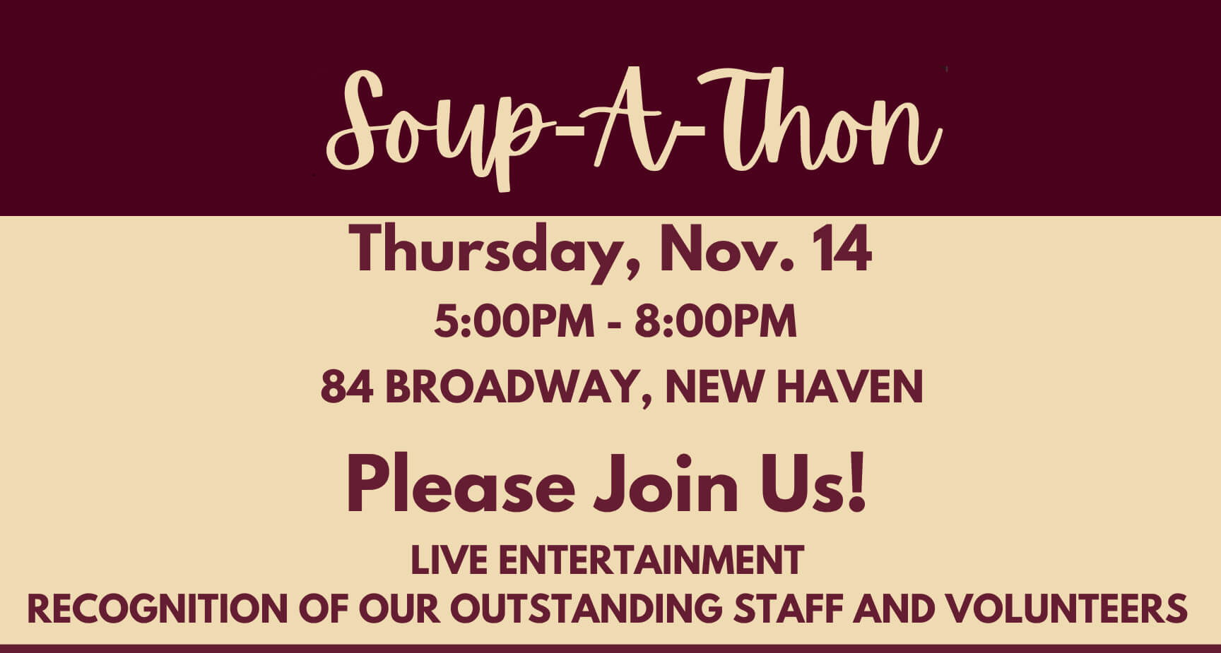 Community Soup Kitchen Events: CSK Soup-A-Thon 2024